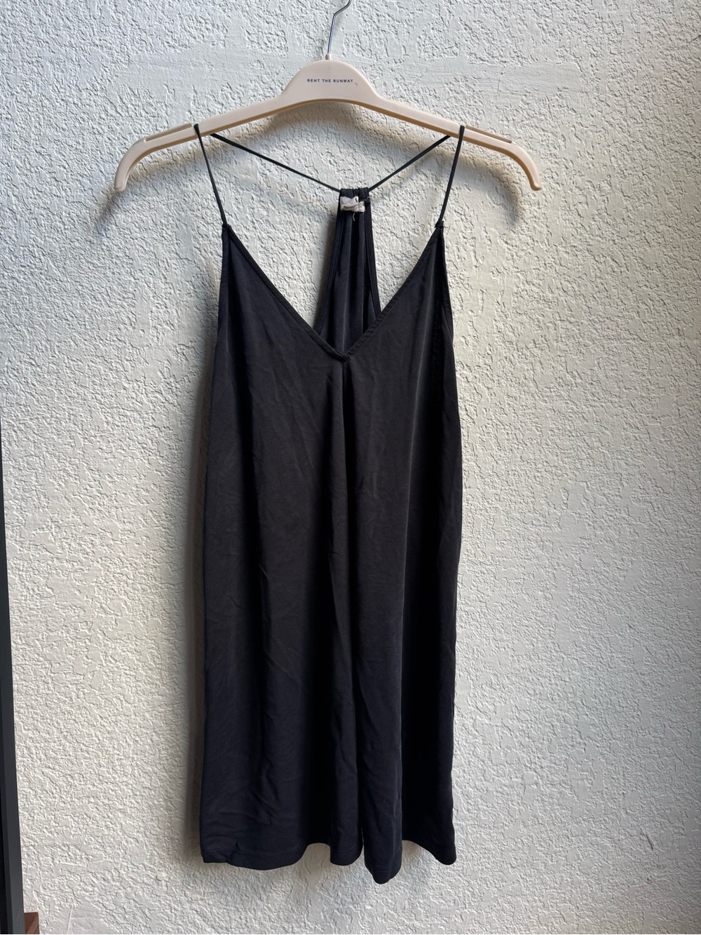 Urban Outfitters Navy Slip Dress with Thin Straps